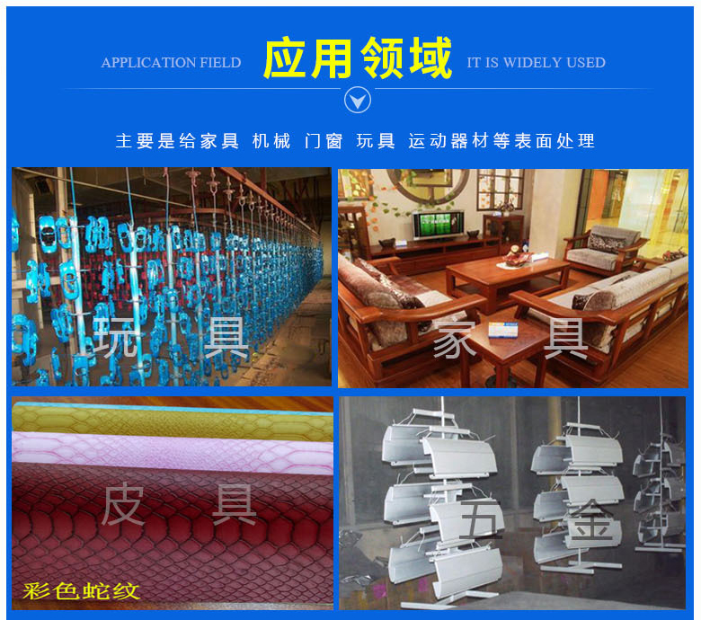 靜電噴槍應用領域