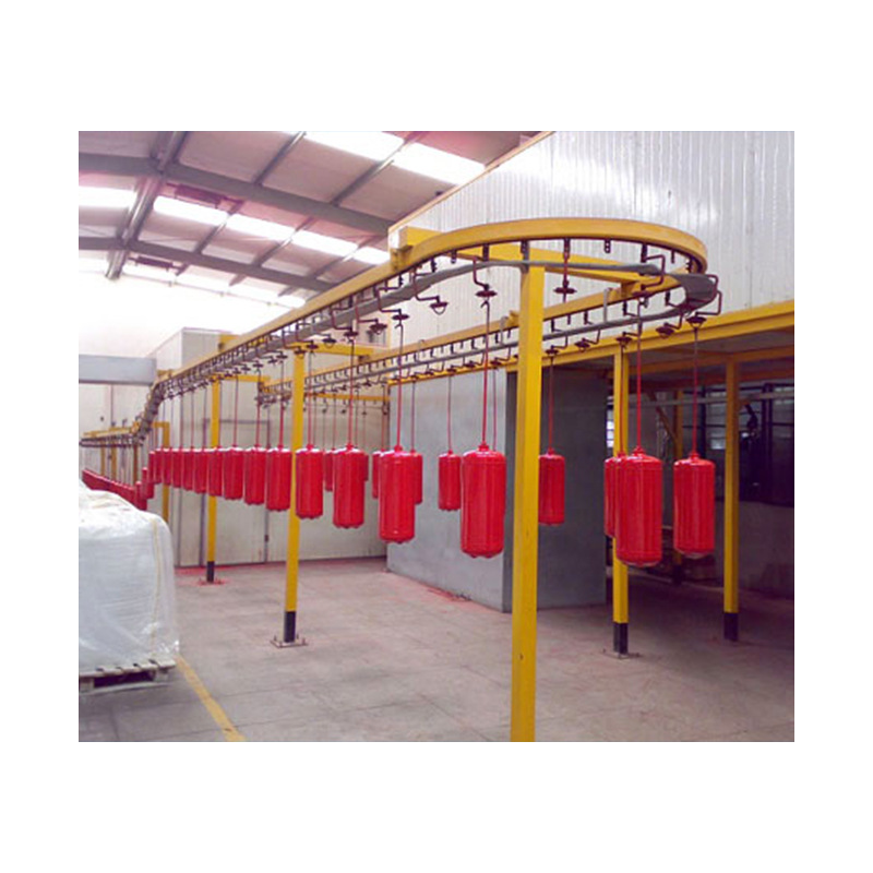 東莞地軌懸掛噴漆流水線